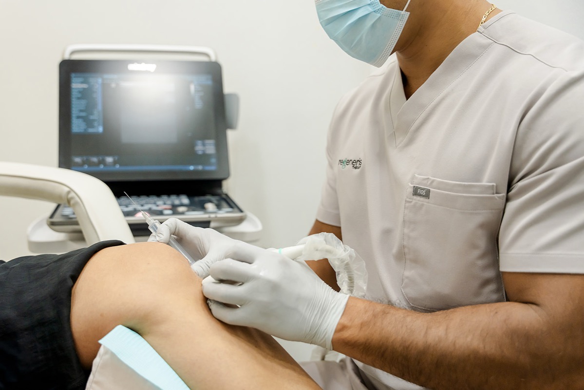 Preparación para tratamiento regenerativo de rodilla