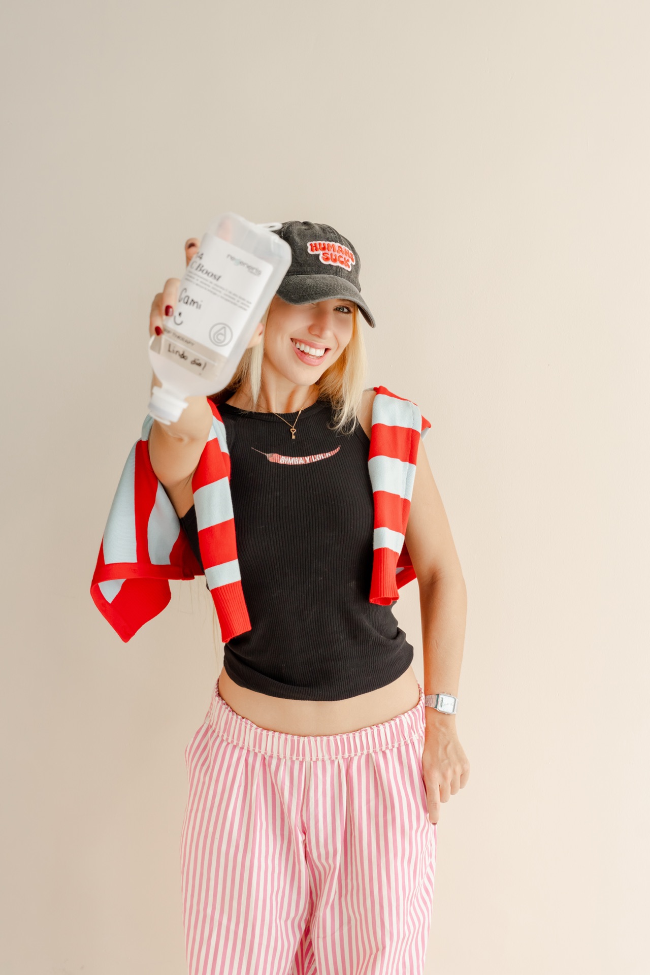 Patient at Regeneris clinic during their regenerative therapy session