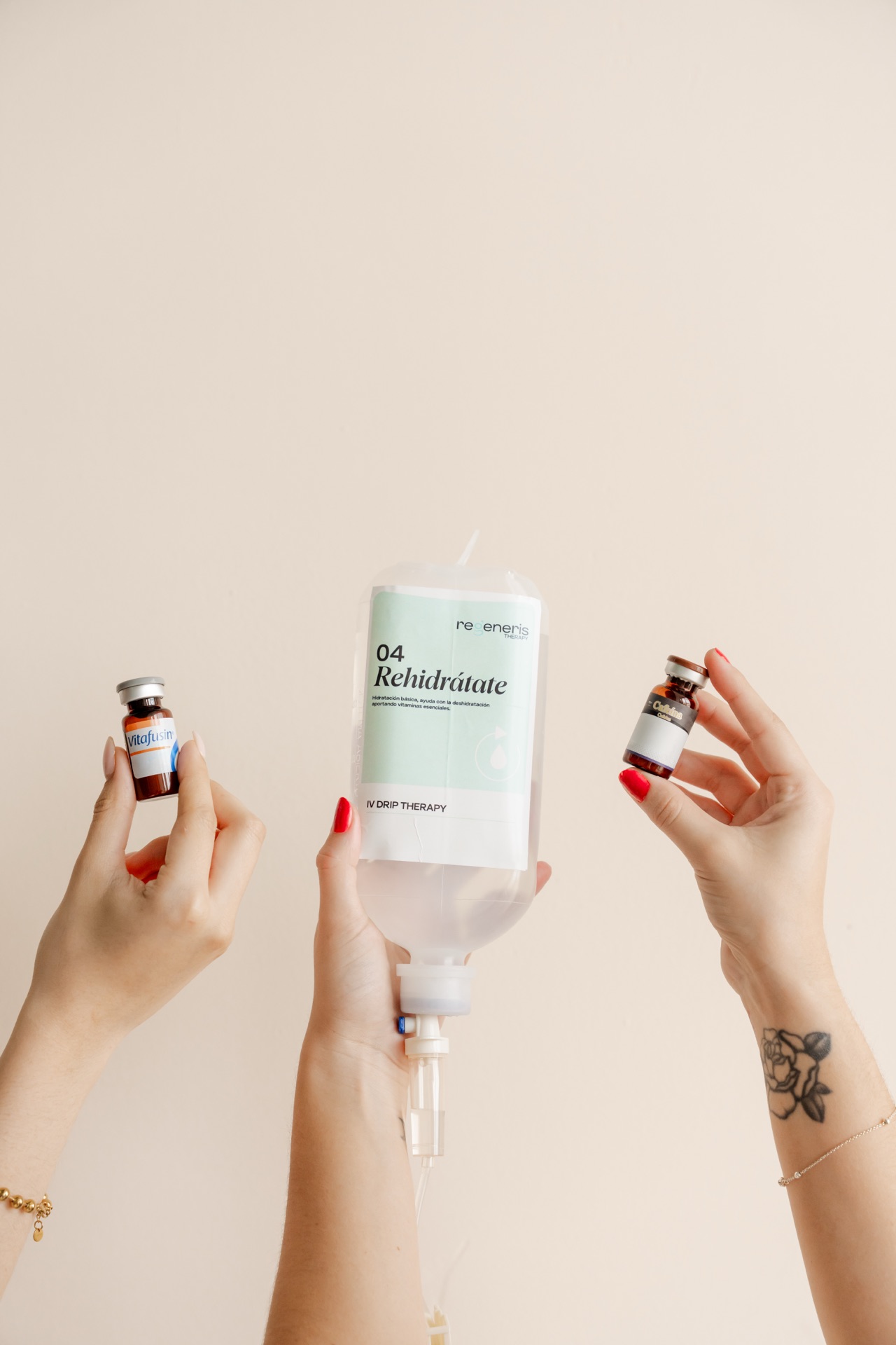 Sesión de terapia de hidrógeno molecular para soporte antioxidante en Regeneris Therapy.